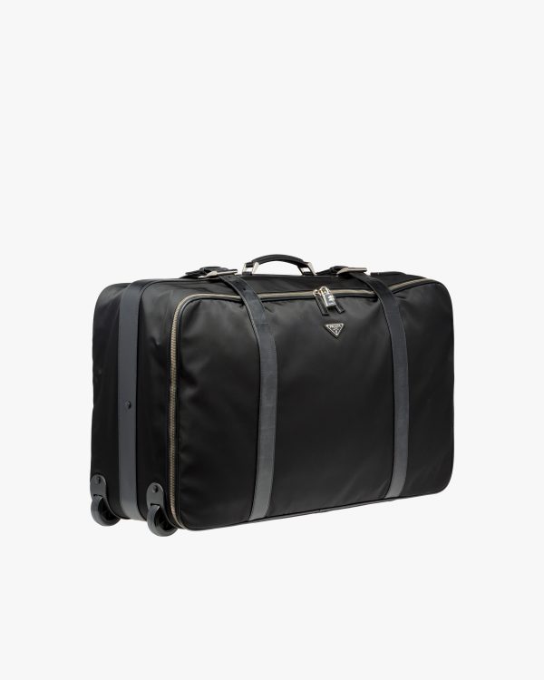 Black Nylon Semi-Rigid Suitcase - Image 3