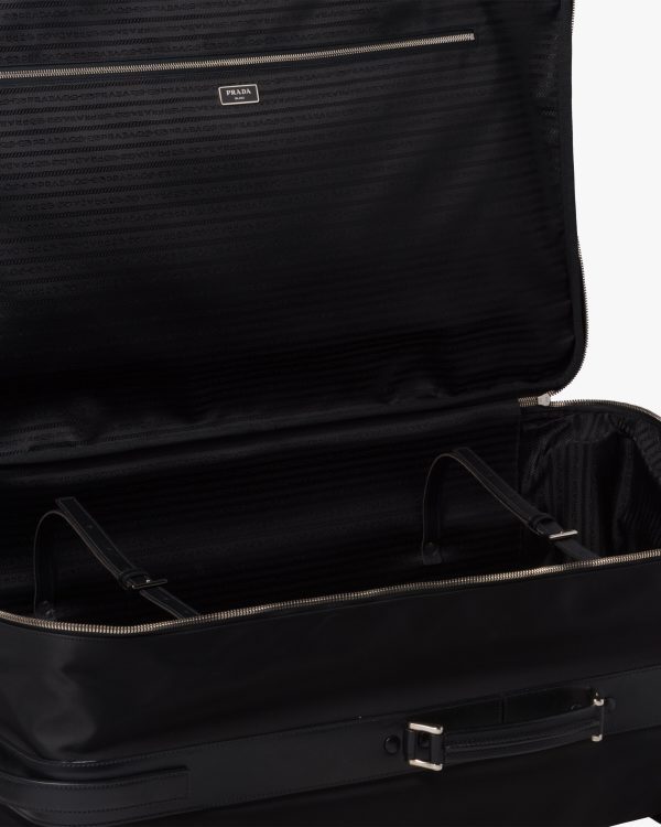 Black Nylon Semi-Rigid Suitcase - Image 5