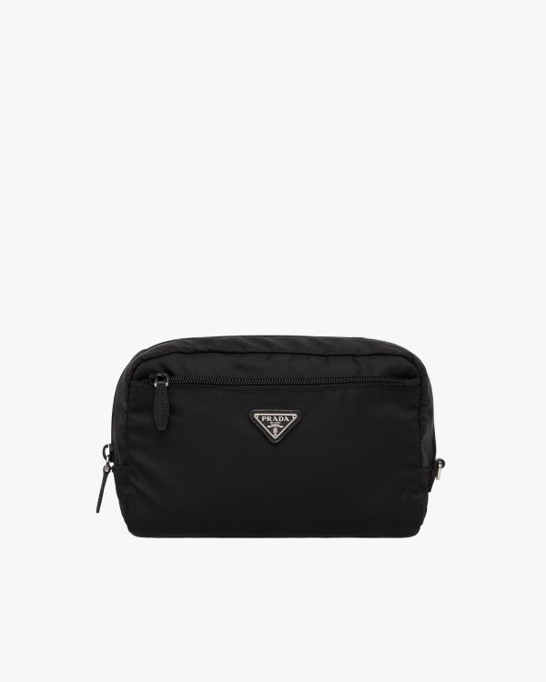 Black Re-Nylon pouch