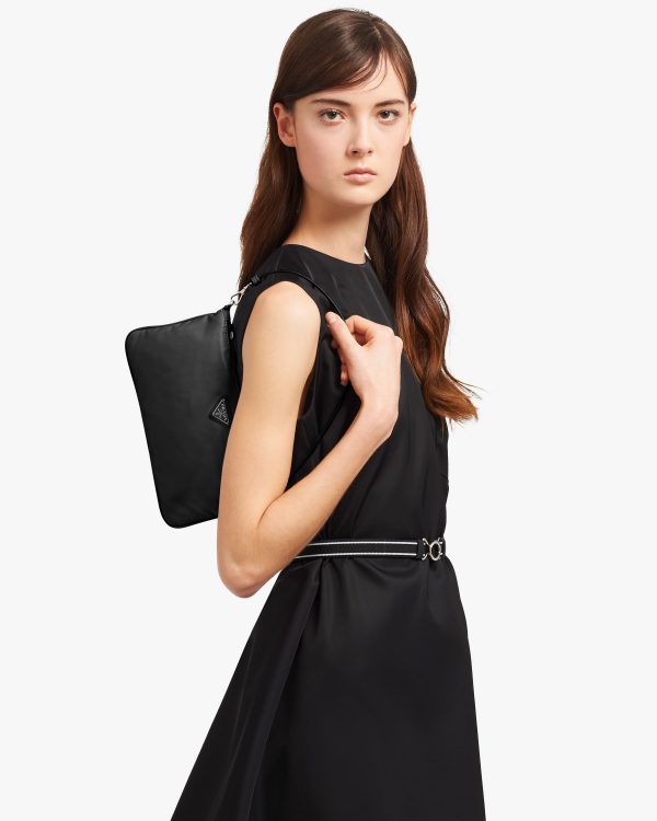 Black Re-Nylon pouch - Image 2