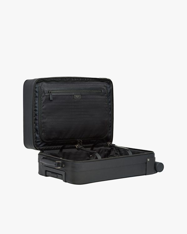 Black Saffiano Leather Trolley - Image 5