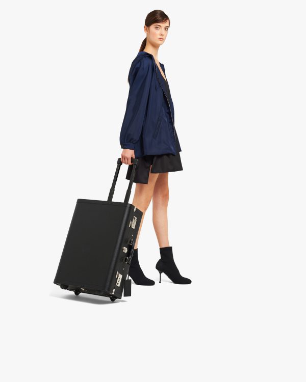 Black Saffiano Leather Trolley - Image 2