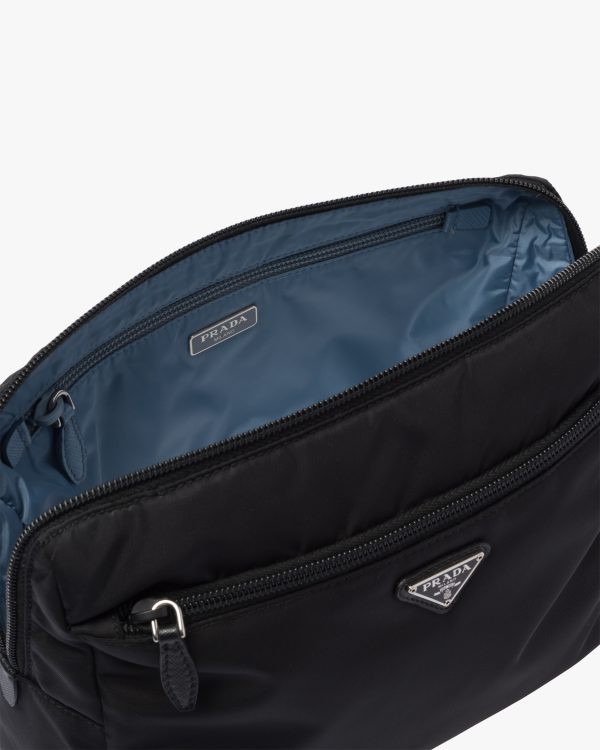 Black/astral Blue Re-Nylon pouch - Image 2