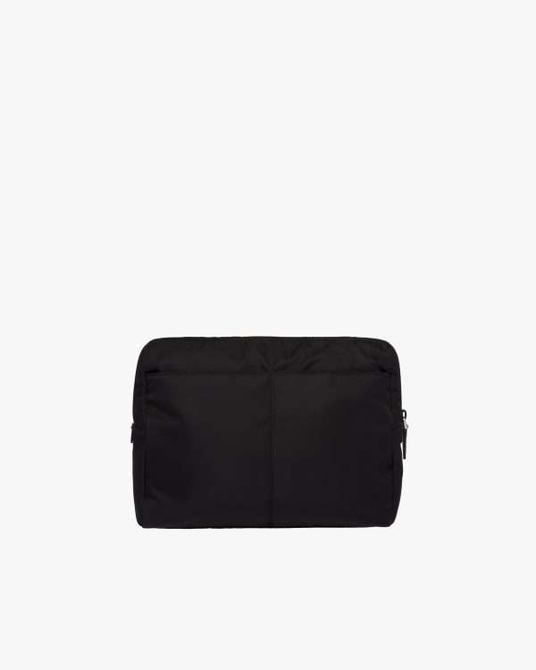 Black/astral Blue Re-Nylon pouch - Image 5