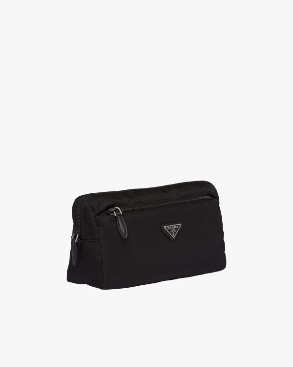 Black/astral Blue Re-Nylon pouch - Image 4