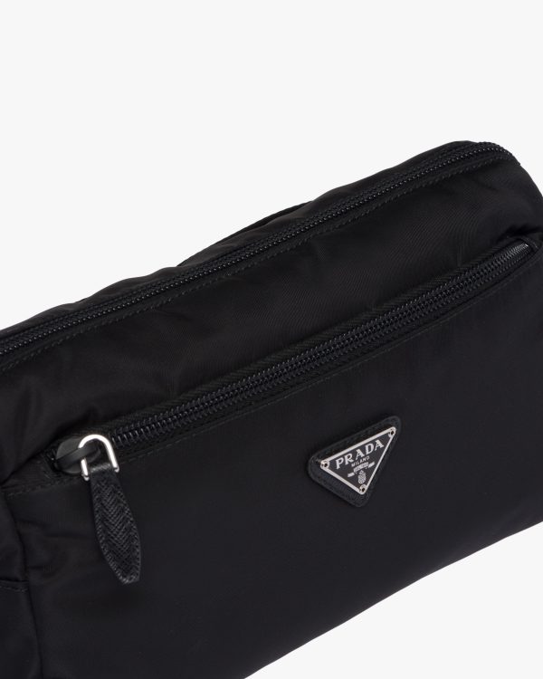 Black/astral Blue Re-Nylon pouch - Image 6