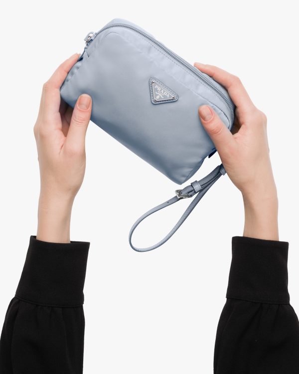 Cornflower Blue Re-Nylon pouch - Image 3