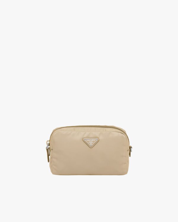 Desert Beige Re-Nylon pouch