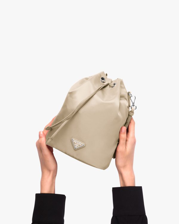 Desert Beige Re-Nylon pouch - Image 3